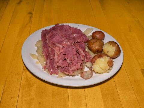 CORNED BEEF AND CABBAGE